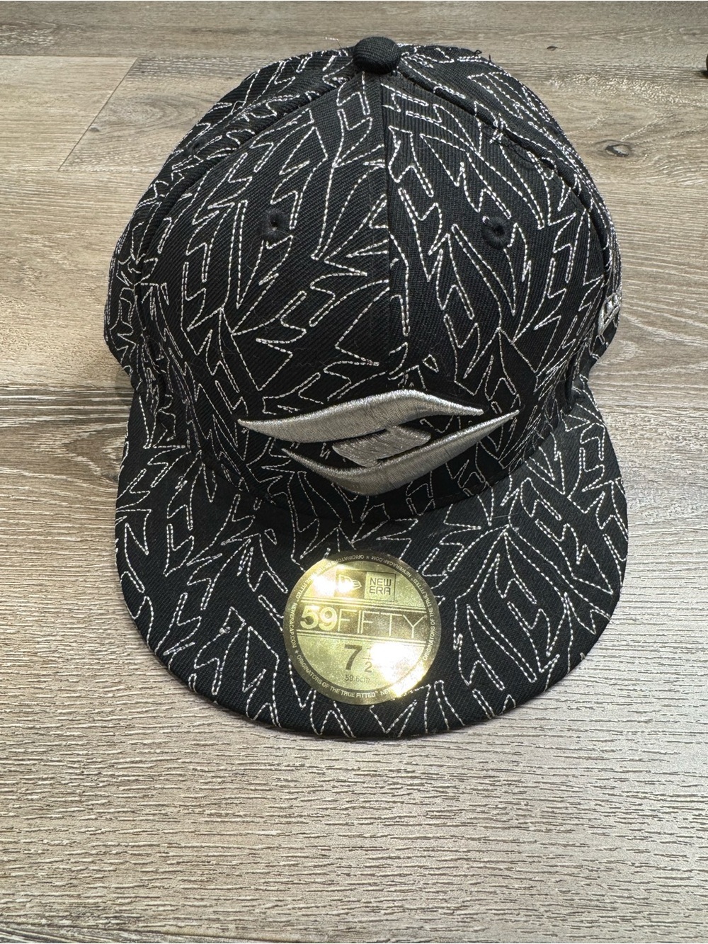 Other x Streetwear Cascade Hat New Era Black and White Patterned 59FIFTY 1075
